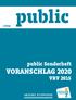 1/2019. public Sonderheft VORANSCHLAG 2020