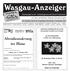 Wasgau-Anzeiger. Abendwanderung ins Blaue. mit den amtlichen Bekanntmachungen. Wochenblatt für die Verbandsgemeinde Dahner Felsenland