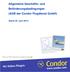 Allgemeine Geschäfts- und Beförderungsbedingungen (AGB der Condor Flugdienst GmbH)