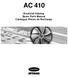 AC 410. Ersatzteil Katalog Spare Parts Manual Catalogue Pièces de Rechange