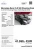Mercedes-Benz CLS 500 Shooting Brak CLS 500 Shooting Brake/ AMG/Standh/AHK/ Preis:
