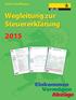 Wegleitung zur Steuererklärung 2015