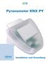 Pyranometer KNX PY. Installation und Einstellung