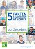 5 FAKTEN. zur Zeitarbeit GESICHTER GESCHICHTEN. zeitarbeit-einegutewahl.de