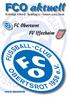 FCO aktuell. FC Obertsrot FV Iffezheim