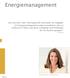 Energiemanagement. Claudia Nauta, DGQ-Produktmanagerin. Claudia Nauta