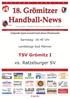 18. Grömitzer Handball-News