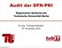 Audit der DFN-PKI. Registration Authority der Technische Universität Berlin. Dr.-Ing. Thomas Hildmann 10. November 2010