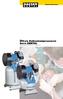Ölfreie Kolbenkompressoren Serie DENTAL Liefermenge 65 bis 950 l/min Druck 10 bar