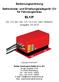 Bedienungsanleitung Batterielade- und Erhaltungsladegerät 12V für Fahrzeugeinbau EL12F. DC 12V 8A / DC 12V 1A // AC 230V 50/60Hz Ausgabe: 03.