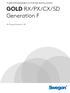FUNKTIONSHANDBUCH FÜR DIE INSTALLATION GOLD RX/PX/CX/SD Generation F. Ab Programmversion 1.28