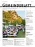 125. JAHRGANG Freitag, 19. Juli 2013 NR. 29. Gemeindeblatt
