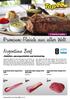 Argentina Beef. «Natürlich, aussergewöhnlich und hochwertig» 2 Wochen gültig Premium-Fleisch aus aller Welt. Argentina Black Angus Beef Filet