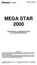 MEGA STAR Rumpfbausatz zu UNI-Mechanik 2000 oder UNI-EXPERT-Mechanik
