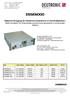 DSSE6000. Type Input voltage Output voltage Max. Output current Output Power Cat. Nr.