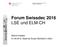 Forum Swissdec 2016 LSE und ELM-CH
