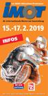 INFOS. im MOC München-Freimann. 26. Internationale Motorrad Ausstellung. IMOT Messe und Veranstaltungs GmbH München