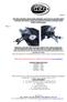 FITTING INSTRUCTIONS FOR LP0241BK LICENCE PLATE BRACKET YAMAHA MT (FOR USE WITH STANDARD AND R&G MINI INDICATORS (8mm))
