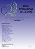 DGG- Proceedings Vol. 3, 2013