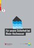 Mein Notfallplan. Für unsere Sicherheit bei Rhein-Hochwasser. Logo Gemeinde