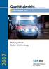 Qualitätsbericht SQR-BW. Rettungsdienst. Baden-Württemberg. Berichtsjahr Stelle zur trägerübergreifenden Qualitätssicherung im Rettungsdienst