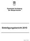 Gemeinde Ascheberg Der Bürgermeister. Beteiligungsbericht 2010