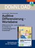 DOWNLOAD. Auditive Differenzierung Wortebene. Differenzierte Hör- und Leseübungen für Schüler mit. sonderpädagogischem Förderbedarf