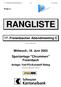 Preis 4.- RANGLISTE. 17. Freienbacher Abendmeeting C. SLV-Nr.: Mittwoch, 18. Juni 2003 Sportanlage Chrummen Freienbach