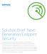 Solution Brief: Next- Generation Endpoint Security