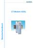 Benutzerhandbuch. CT-Modem ADSL