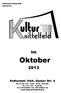 Oktober. Kulturamt: KuK, Gaaler Str. 4