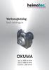 Werkzeugkatalog tool catalogue OKUMA LB/LU 2000 EX MW LB/LU 3000 EX MW GENOS L 300 MYW