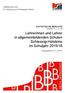 Lehrerinnen und Lehrer in allgemeinbildenden Schulen Schleswig-Holsteins im Schuljahr 2015/16