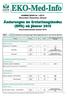 EKO-Med-Info. SAMMELBAND Nr. 1/2010 (November, Dezember, Jänner) Änderungen im Erstattungskodex (EKO) ab Jänner Informationsstand Jänner 2010