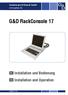 Guntermann & Drunck GmbH   G&D RackConsole 17. Installation und Bedienung. Installation and Operation A