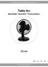 Table fan Bordsfläkt / Bordvifte / Tischventilator 23 cm