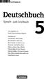 Deutschbuch. Sprach- und Lesebuch. Herausgegeben von Bernd Schurf und Andrea Wagener