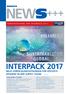 NEW +++ INTERPACK 2017 INNOVATIVE RELIABLE SUSTAINABLE GLOBAL NEUE VERPACKUNGSLÖSUNGEN FÜR HÖCHSTE EFFIZIENZ IN DER SUPPLY CHAIN