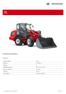 3080 Radlader. Technical specifications. Motordaten. Motorhersteller. Zylinder Page: 1 / 8