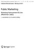 Public Marketing. Marketing-Management für den öffentlichen Sektor. 4y Springer Gabler. Stefanie Wessel mann Bettina Hohn