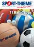 Schulsport Vereinssport Fitness Therapie. 11 Ball-Tipps Art.-Nr Beratung und Bestellung:
