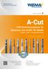 A-Cut. VHM-Hochleistungsfräser für Aluminium, Kunststoffe, NE-Metalle. hochglanz poliert CC-Aluspeedbeschichtung