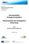 Documentation Ecological Evaluation. Dokumentation der ökologischen Bewertung