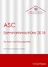 ASC. Seminarbroschüre Für Fach- und Führungskräfte. We make your business successful.   Tel. +(0)6321 /