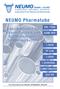 NEUMO GmbH + Co.KG. Armaturenfabrik Apparatebau Steriltechnik Komponenten für die Pharmazie und Biotechnologie. NEUMO Pharmatube