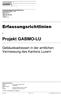 Erfassungsrichtlinien. Projekt GABMO-LU. Gebäudeadressen in der amtlichen Vermessung des Kantons Luzern