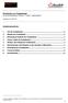 Richtlinien zur Projektarbeit für die Berufsprüfung Trainerin / Trainer 1 Leistungssport. Inhaltsverzeichnis. Version 2.0 / 09.18