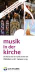 4. Kirchenmusiktage Nord Dez - Alle Veranstaltungen. musik. in der. kirche. in friesland & wilhelmshaven