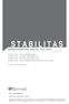 STABILITAS. Halbjahresbericht zum 30. Juni 2018