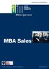 MBA Sales. Grenzenlos. In Weiterbildung.   Lehrgang zur Weiterbildung gem. 9 Fachhochschulstudiengesetz. ZERTIFIZIERT
